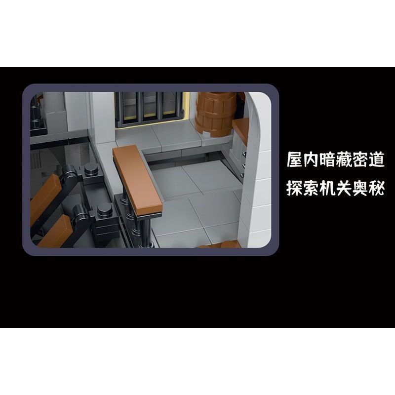 JMBRICKLAYER 30121 MorkModel 031056 Mork Model 031056 BIỆT THỰ BÍ ẨN bộ đồ chơi xếp lắp ráp ghép mô hình Creator MYSTERY MANSION Sáng Tạo 4190 khối