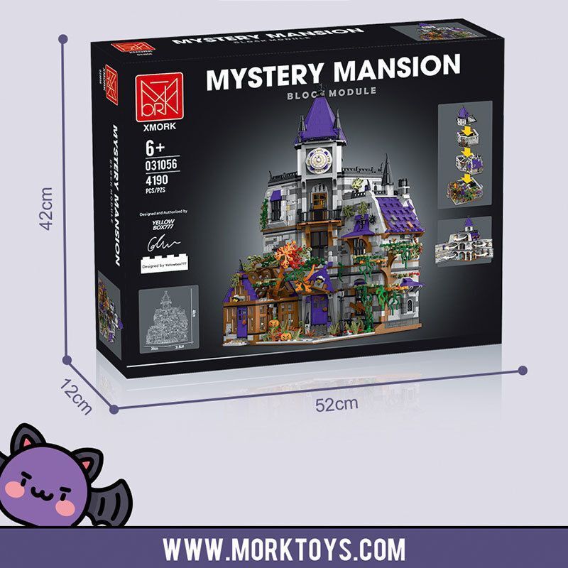 JMBRICKLAYER 30121 MorkModel 031056 Mork Model 031056 BIỆT THỰ BÍ ẨN bộ đồ chơi xếp lắp ráp ghép mô hình Creator MYSTERY MANSION Sáng Tạo 4190 khối