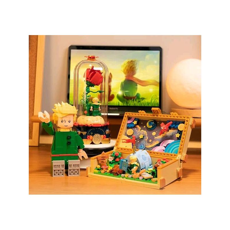 PANTASY 86312 NHỮNG CHUYẾN DU HÀNH CỦA HOÀNG TỬ BÉ bộ đồ chơi xếp lắp ráp ghép mô hình LE PETIT PRINCE 1082 khối