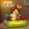 ZHEGAO 663014 GẤU VỪA CHỚM NỞ LỄ HỘI ÂM NHẠC RỪNG bộ đồ chơi xếp lắp ráp ghép mô hình FLOWERS BIRD HOUSE 696 khối