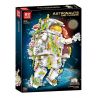 LEIBAO 8016 HOA DỌC ĐƯỜNG PHI HÀNH GIA VÀ bộ đồ chơi xếp lắp ráp ghép mô hình ASTRONAUTS AND FLOWERS 1144 khối