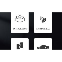 REOBRIX 11033 XE CỔ ĐIỂN ẢO tỷ lệ 1:12 bộ đồ chơi xếp lắp ráp ghép mô hình Creator Sáng Tạo 865 khối