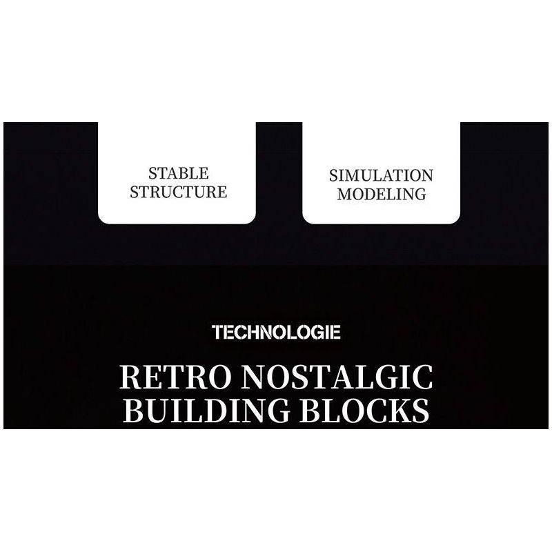 REOBRIX 11033 XE CỔ ĐIỂN ẢO tỷ lệ 1:12 bộ đồ chơi xếp lắp ráp ghép mô hình Creator Sáng Tạo 865 khối