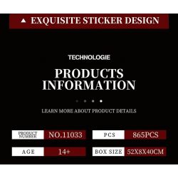 REOBRIX 11033 XE CỔ ĐIỂN ẢO tỷ lệ 1:12 bộ đồ chơi xếp lắp ráp ghép mô hình Creator Sáng Tạo 865 khối