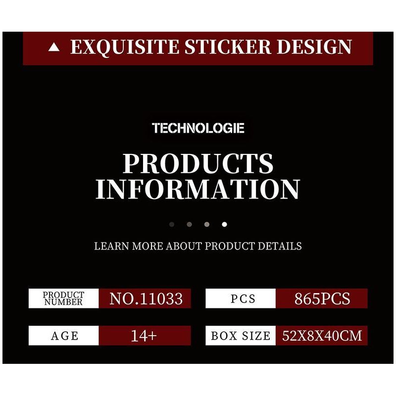 REOBRIX 11033 XE CỔ ĐIỂN ẢO tỷ lệ 1:12 bộ đồ chơi xếp lắp ráp ghép mô hình Creator Sáng Tạo 865 khối