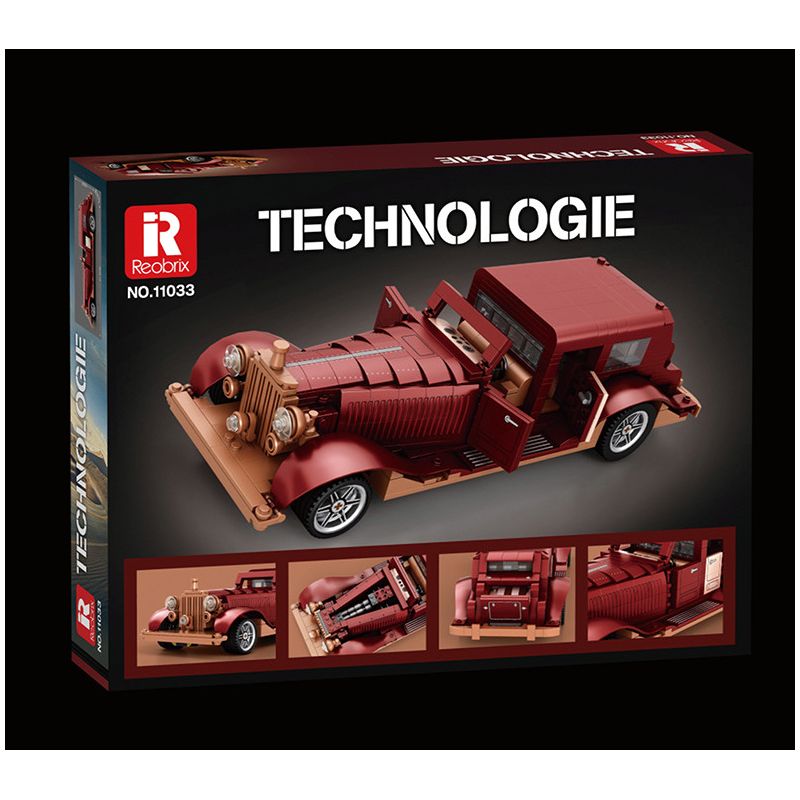 REOBRIX 11033 XE CỔ ĐIỂN ẢO tỷ lệ 1:12 bộ đồ chơi xếp lắp ráp ghép mô hình Creator Sáng Tạo 865 khối