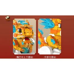 JAKI JK20236 20236 HỘP QUÀ SHAN HAI JING NIAN BEAST 2024 PHIÊN BẢN GIỚI HẠN NĂM MỚI bộ đồ chơi xếp lắp ráp ghép mô hình Creator Sáng Tạo