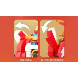 JAKI JK20236 20236 HỘP QUÀ SHAN HAI JING NIAN BEAST 2024 PHIÊN BẢN GIỚI HẠN NĂM MỚI bộ đồ chơi xếp lắp ráp ghép mô hình Creator Sáng Tạo