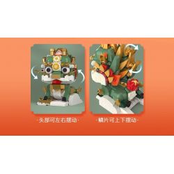 JAKI JK20236 20236 HỘP QUÀ SHAN HAI JING NIAN BEAST 2024 PHIÊN BẢN GIỚI HẠN NĂM MỚI bộ đồ chơi xếp lắp ráp ghép mô hình Creator Sáng Tạo