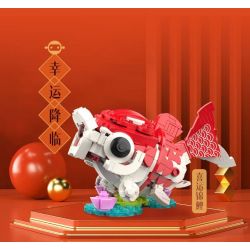 JAKI JK20236 20236 HỘP QUÀ SHAN HAI JING NIAN BEAST 2024 PHIÊN BẢN GIỚI HẠN NĂM MỚI bộ đồ chơi xếp lắp ráp ghép mô hình Creator Sáng Tạo