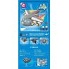 SEMBO 202217 NHÓM CHIẾN ĐẤU CƠ SIÊU DỄ THƯƠNG MÁY BAY VẬN TẢI Y-20 bộ đồ chơi xếp lắp ráp ghép mô hình Military Army Quân Sự Bộ Đội 361 khối