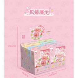 SEMBO 616013 616014 616015 616016 616017 616018 616019 616020 HÀNH TINH KẸO MÔ HÌNH GUGUJI 8 bộ đồ chơi xếp lắp ráp ghép mô hình Gear Đồ Lắp Ghép 287 khối