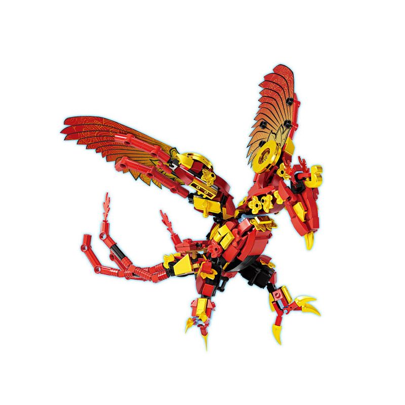 LE YI 62020 NEZHA bộ đồ chơi xếp lắp ráp ghép mô hình 651 khối