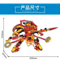 LE YI 62020 NEZHA bộ đồ chơi xếp lắp ráp ghép mô hình 651 khối