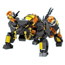 LE YI 62021 BÒ QUỶ VƯƠNG bộ đồ chơi xếp lắp ráp ghép mô hình 650 khối