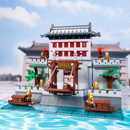 PANTASY 11019 CÂU CHUYỆN VỀ TƯỜNG THÀNH CỔNG VĨNH NINH CỦA TÂY AN bộ đồ chơi xếp lắp ráp ghép mô hình Historical 1500 khối