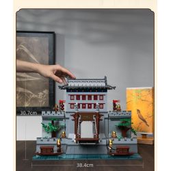 PANTASY 11019 CÂU CHUYỆN VỀ TƯỜNG THÀNH CỔNG VĨNH NINH CỦA TÂY AN bộ đồ chơi xếp lắp ráp ghép mô hình Historical 1500 khối