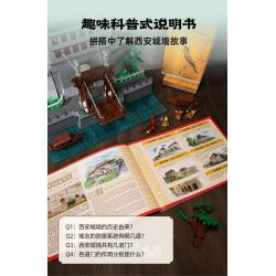 PANTASY 11019 CÂU CHUYỆN VỀ TƯỜNG THÀNH CỔNG VĨNH NINH CỦA TÂY AN bộ đồ chơi xếp lắp ráp ghép mô hình Historical 1500 khối