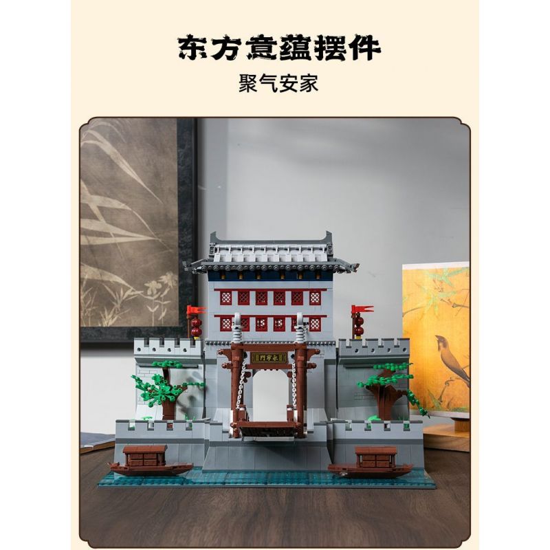 PANTASY 11019 CÂU CHUYỆN VỀ TƯỜNG THÀNH CỔNG VĨNH NINH CỦA TÂY AN bộ đồ chơi xếp lắp ráp ghép mô hình Historical 1500 khối