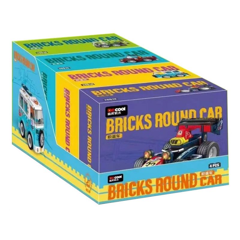 DECOOL BRICKCOOL 26013 26014 26015 26016 non Lego XE CHỞ TRỨNG bộ đồ chơi xếp lắp ráp ghép mô hình Racers Đua Tốc Độ