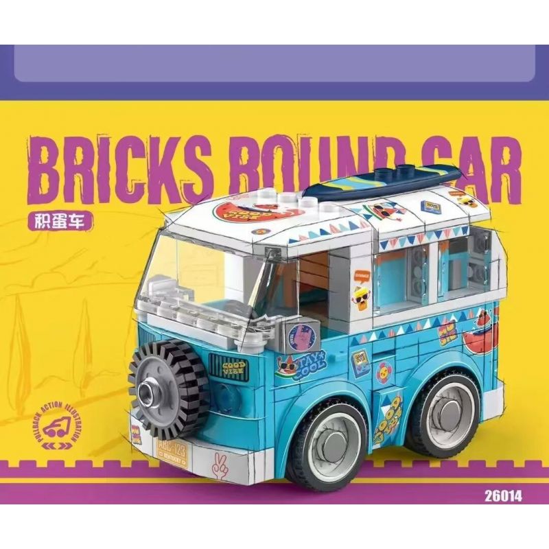 DECOOL BRICKCOOL 26013 26014 26015 26016 XE CHỞ TRỨNG bộ đồ chơi xếp lắp ráp ghép mô hình Racers Đua Tốc Độ