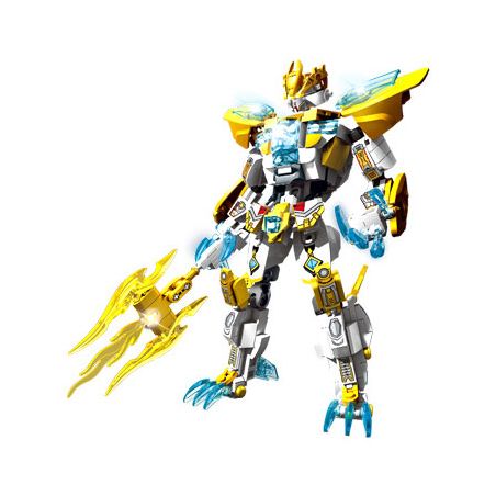 SEMBO 103330 CƠ GIÁP THÉP TAY BẠCH HỔ bộ đồ chơi xếp lắp ráp ghép mô hình 475 khối