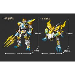 SEMBO 103330 CƠ GIÁP THÉP TAY BẠCH HỔ bộ đồ chơi xếp lắp ráp ghép mô hình 475 khối