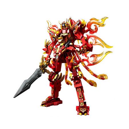 SEMBO 103332 MECHA THÉP GIÁP SUZAKU bộ đồ chơi xếp lắp ráp ghép mô hình 534 khối