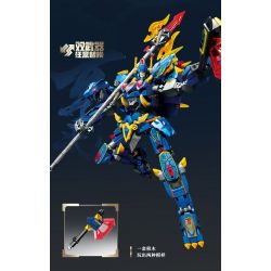 SEMBO 103333 CƠ GIÁP THÉP MA THUẬT HUYỀN VŨ bộ đồ chơi xếp lắp ráp ghép mô hình 799 khối