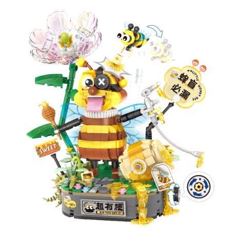 LOZ 1384 SIÊU KHÔNG BIẾT GÌ NẾU BẠN MÙ SẼ BỎ LỠ NÓ bộ đồ chơi xếp lắp ráp ghép mô hình 802 khối