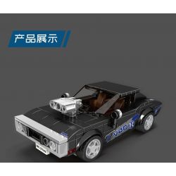 MouldKing 27049 Mould King 27049 DODGE SẠC RT bộ đồ chơi xếp lắp ráp ghép mô hình Speed Champions Racing Cars CHARGER RT Đua Xe Công Thức 346 khối