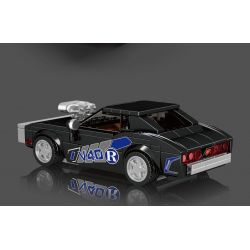 MouldKing 27049 Mould King 27049 DODGE SẠC RT bộ đồ chơi xếp lắp ráp ghép mô hình Speed Champions Racing Cars CHARGER RT Đua Xe Công Thức 346 khối