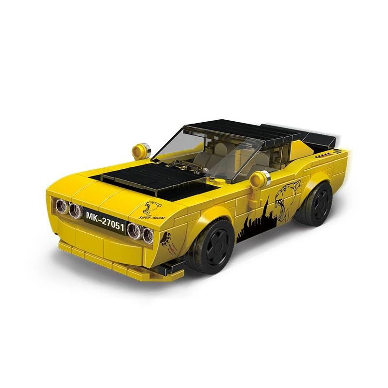 MouldKing 27051 Mould King 27051 non Lego SRT THÁCH THỨC bộ đồ chơi xếp lắp ráp ghép mô hình Speed Champions Racing Cars CHALLENGER SRT Đua Xe Công Thức 368 khối