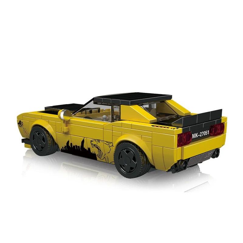 MouldKing 27051 Mould King 27051 SRT THÁCH THỨC bộ đồ chơi xếp lắp ráp ghép mô hình Speed Champions Racing Cars CHALLENGER SRT Đua Xe Công Thức 368 khối