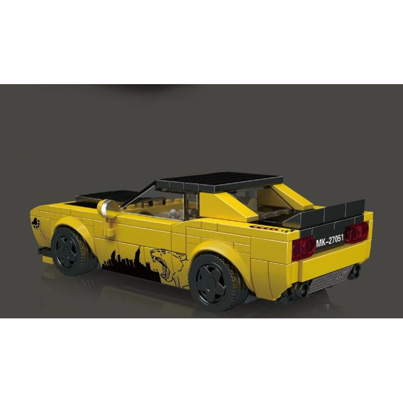 MouldKing 27051 Mould King 27051 SRT THÁCH THỨC bộ đồ chơi xếp lắp ráp ghép mô hình Speed Champions Racing Cars CHALLENGER SRT Đua Xe Công Thức 368 khối