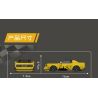 MouldKing 27051 Mould King 27051 SRT THÁCH THỨC bộ đồ chơi xếp lắp ráp ghép mô hình Speed Champions Racing Cars CHALLENGER SRT Đua Xe Công Thức 368 khối