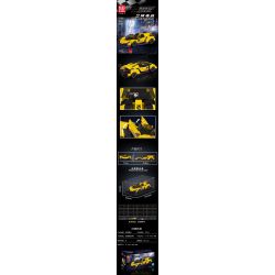 MouldKing 27053 Mould King 27053 CHẤT ĐỘC RAMBO bộ đồ chơi xếp lắp ráp ghép mô hình Speed Champions Racing Cars VENENO Đua Xe Công Thức 365 khối