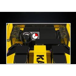 MouldKing 27053 Mould King 27053 CHẤT ĐỘC RAMBO bộ đồ chơi xếp lắp ráp ghép mô hình Speed Champions Racing Cars VENENO Đua Xe Công Thức 365 khối