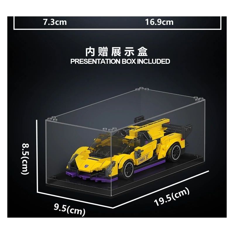 MouldKing 27053 Mould King 27053 CHẤT ĐỘC RAMBO bộ đồ chơi xếp lắp ráp ghép mô hình Speed Champions Racing Cars VENENO Đua Xe Công Thức 365 khối