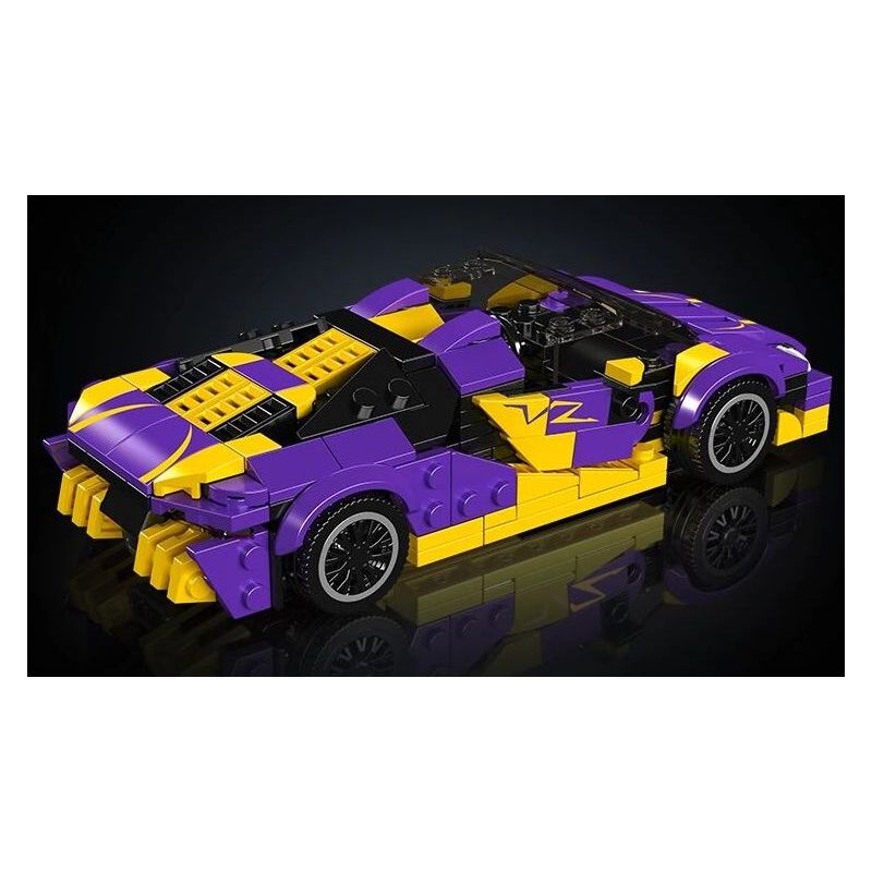 MouldKing 27054 Mould King 27054 BÒ TRĂM NĂM bộ đồ chơi xếp lắp ráp ghép mô hình Speed Champions Racing Cars Đua Xe Công Thức 344 khối