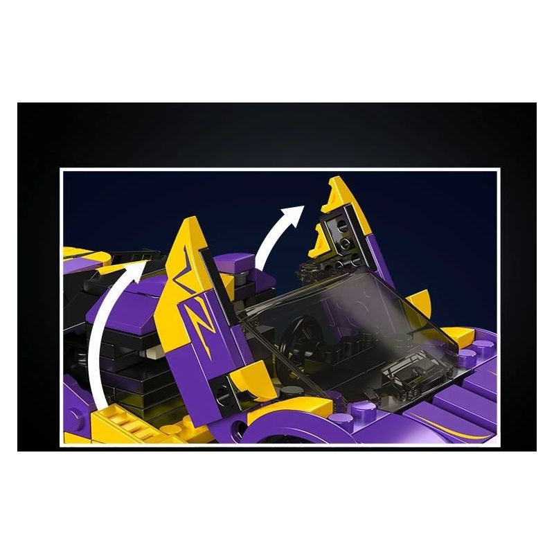 MouldKing 27054 Mould King 27054 BÒ TRĂM NĂM bộ đồ chơi xếp lắp ráp ghép mô hình Speed Champions Racing Cars Đua Xe Công Thức 344 khối