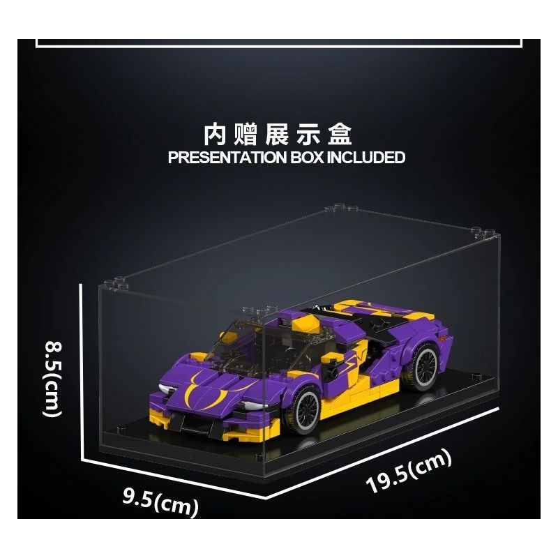 MouldKing 27054 Mould King 27054 BÒ TRĂM NĂM bộ đồ chơi xếp lắp ráp ghép mô hình Speed Champions Racing Cars Đua Xe Công Thức 344 khối