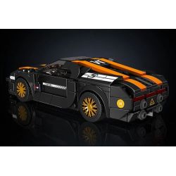 MouldKing 27055 Mould King 27055 KỲ LONG 300+ bộ đồ chơi xếp lắp ráp ghép mô hình Speed Champions Racing Cars KYRON 300+ Đua Xe Công Thức 386 khối