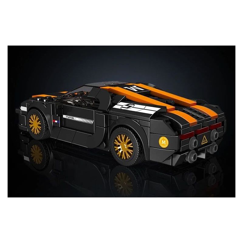 MouldKing 27055 Mould King 27055 KỲ LONG 300+ bộ đồ chơi xếp lắp ráp ghép mô hình Speed Champions Racing Cars KYRON 300+ Đua Xe Công Thức 386 khối