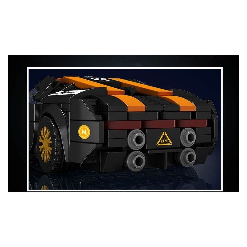 MouldKing 27055 Mould King 27055 KỲ LONG 300+ bộ đồ chơi xếp lắp ráp ghép mô hình Speed Champions Racing Cars KYRON 300+ Đua Xe Công Thức 386 khối