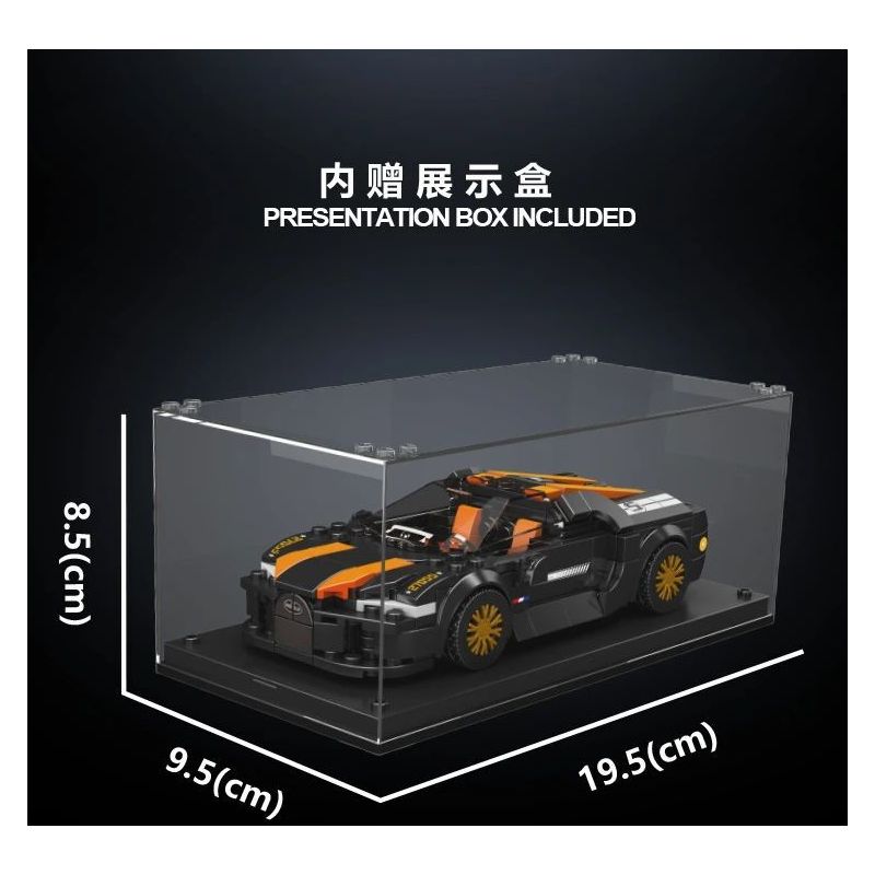 MouldKing 27055 Mould King 27055 KỲ LONG 300+ bộ đồ chơi xếp lắp ráp ghép mô hình Speed Champions Racing Cars KYRON 300+ Đua Xe Công Thức 386 khối