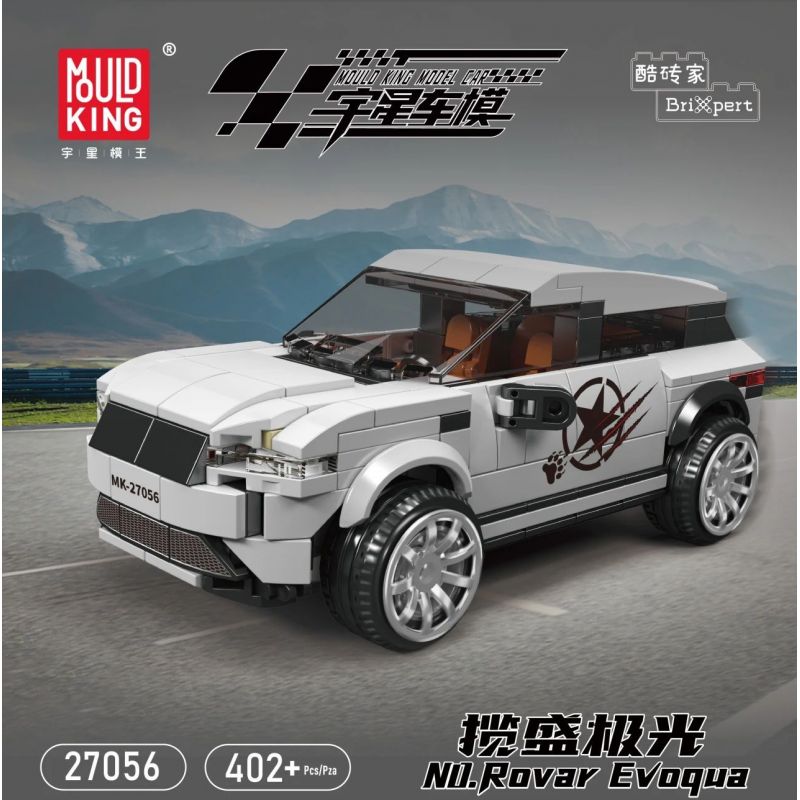 MouldKing 27056 Mould King 27056 LAN SHENG AURORA bộ đồ chơi xếp lắp ráp ghép mô hình Speed Champions Racing Cars ROVAR EVOQUA Đua Xe Công Thức 402 khối