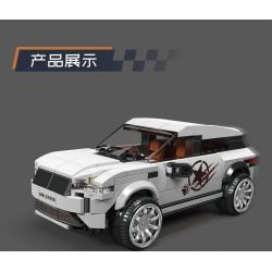 MouldKing 27056 Mould King 27056 LAN SHENG AURORA bộ đồ chơi xếp lắp ráp ghép mô hình Speed Champions Racing Cars ROVAR EVOQUA Đua Xe Công Thức 402 khối