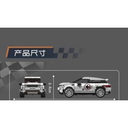 MouldKing 27056 Mould King 27056 LAN SHENG AURORA bộ đồ chơi xếp lắp ráp ghép mô hình Speed Champions Racing Cars ROVAR EVOQUA Đua Xe Công Thức 402 khối