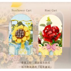 PANTASY 15026 CHUYỆN CHIẾC PHAO PHÁP bộ đồ chơi xếp lắp ráp ghép mô hình SUNFLOWER CART 500 khối